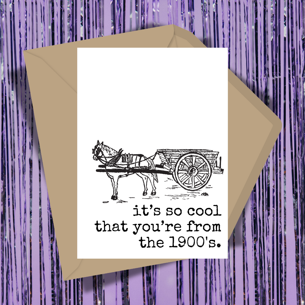 From The 1900's Greeting Card