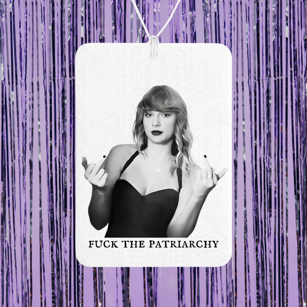 Fuck The Patriarchy Unscented Car Freshener