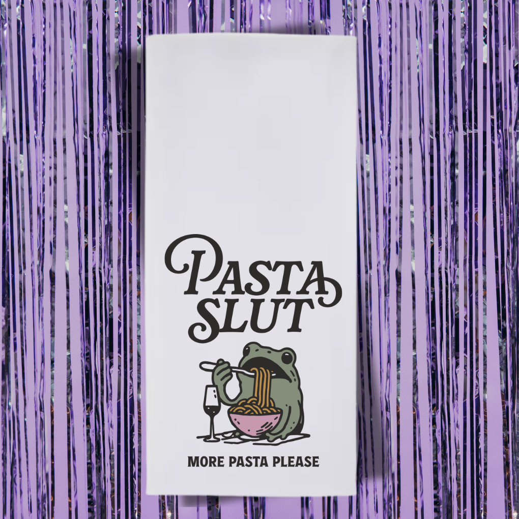 Pasta Slut Tea Towel