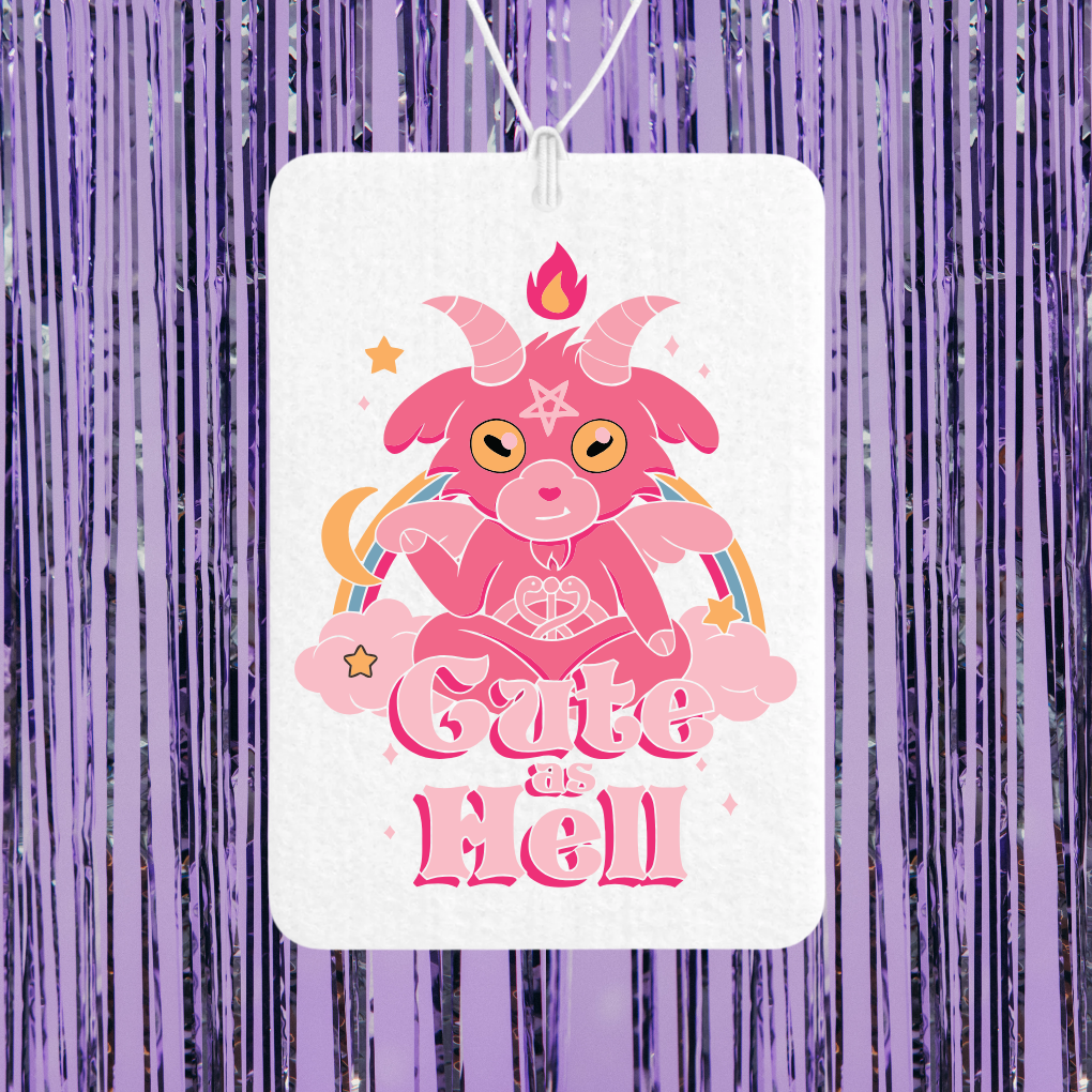 Cute As Hell Unscented Car Freshener