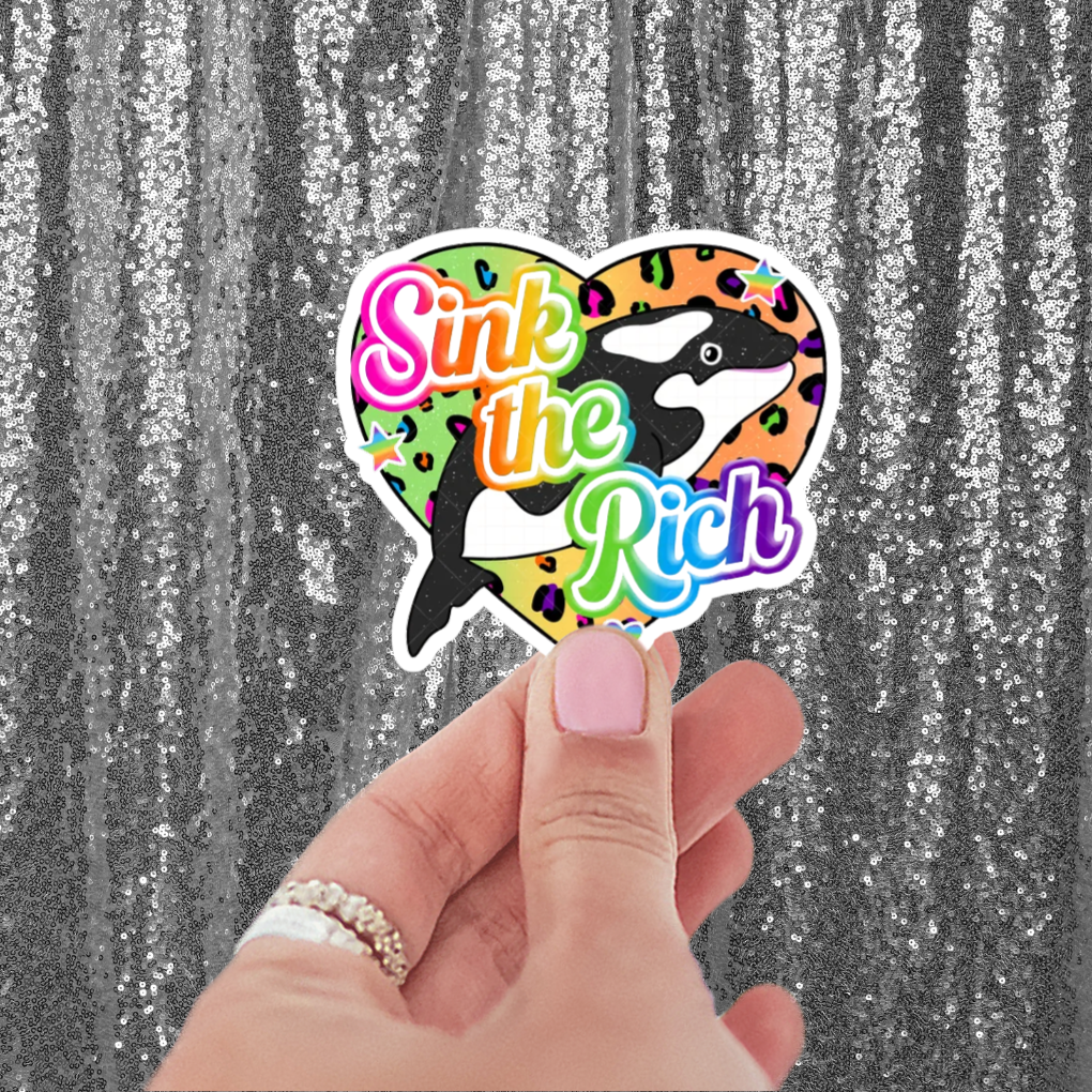 Sink The Rich Sticker