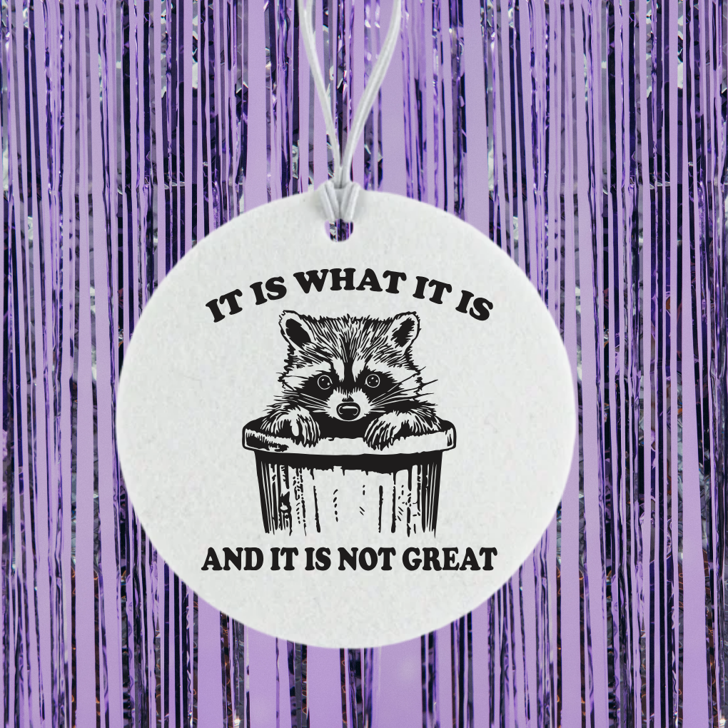 It Is What It Is And It's Not Great Unscented Car Freshener