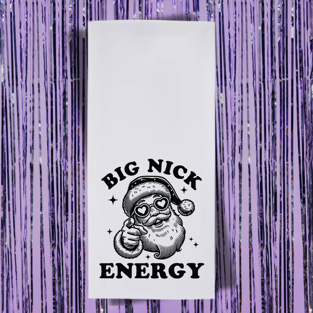 Big Nick Energy Tea Towel