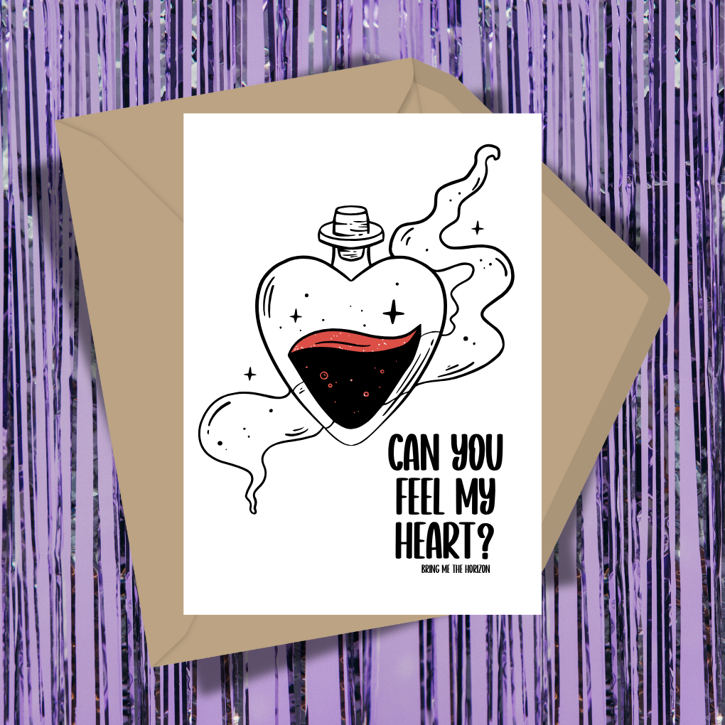 Can You Feel My Heart? Greeting Card