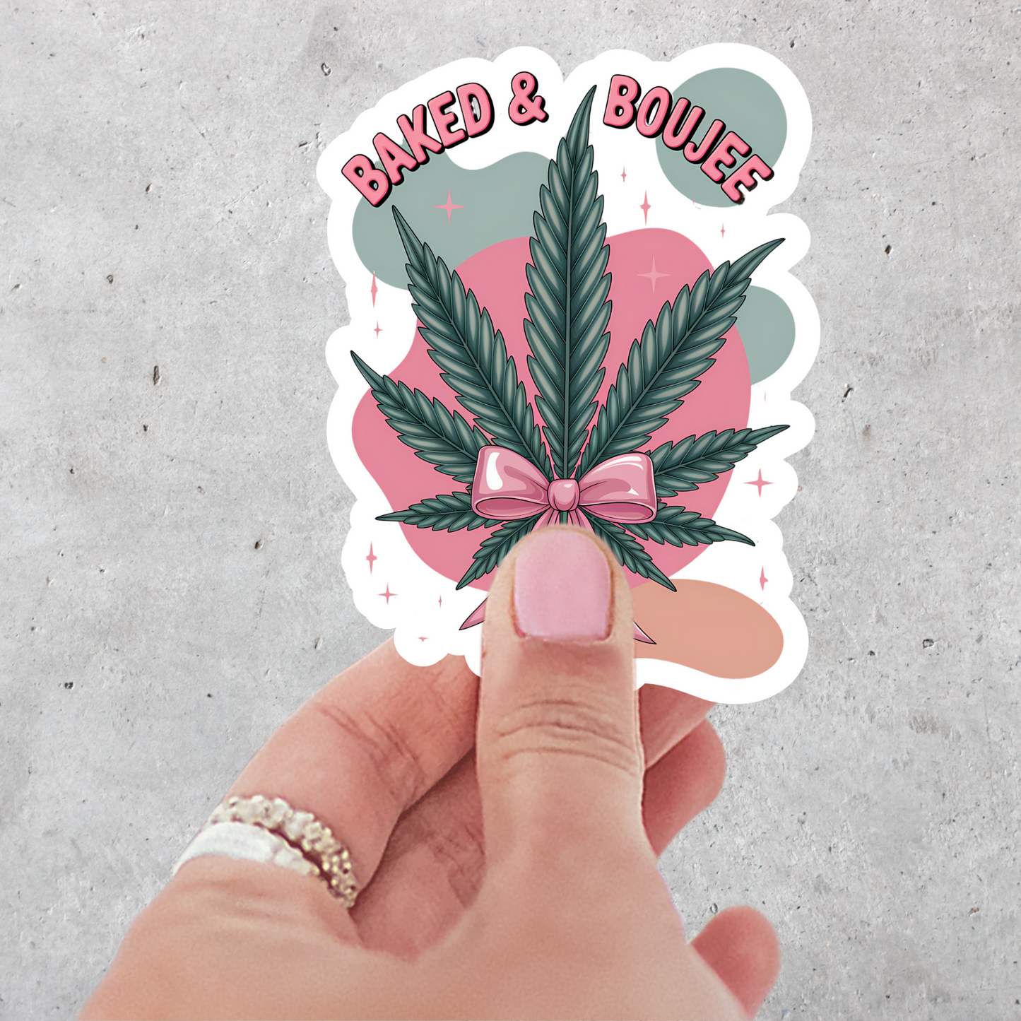Baked & Boujee Sticker