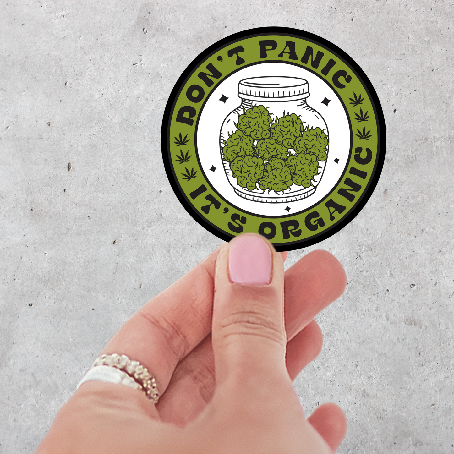 Don’t Panic It’s Organic Sticker