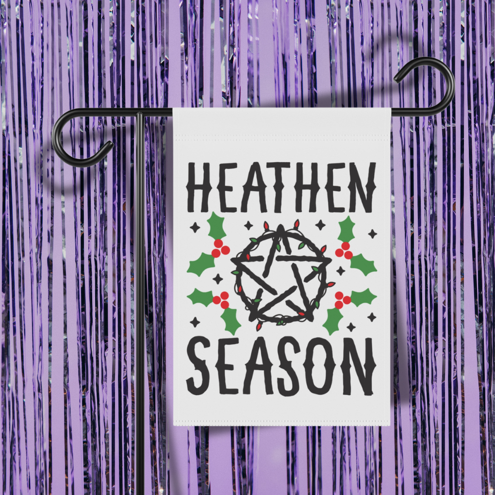 Heathen Season Garden Flag