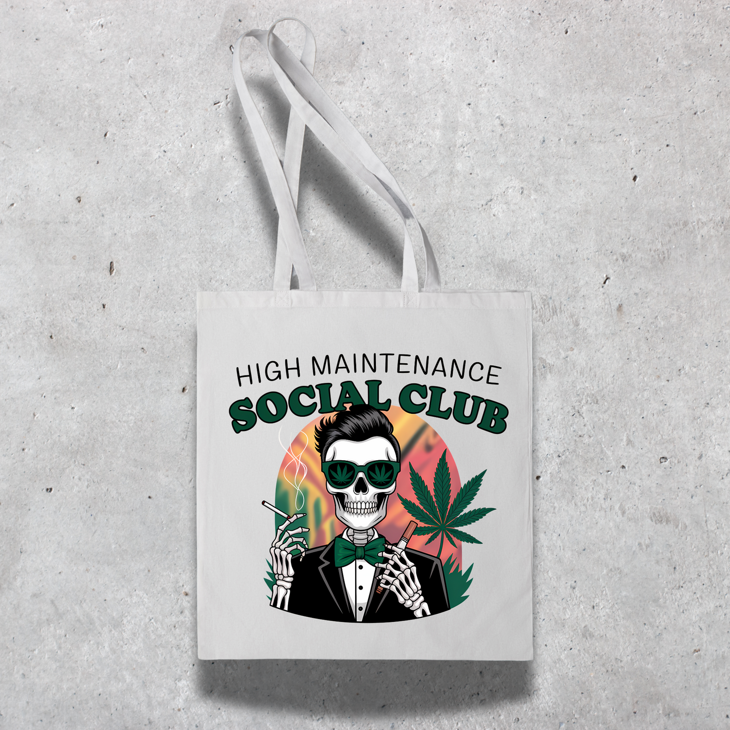 High Maintenance Social Club Tote Bag