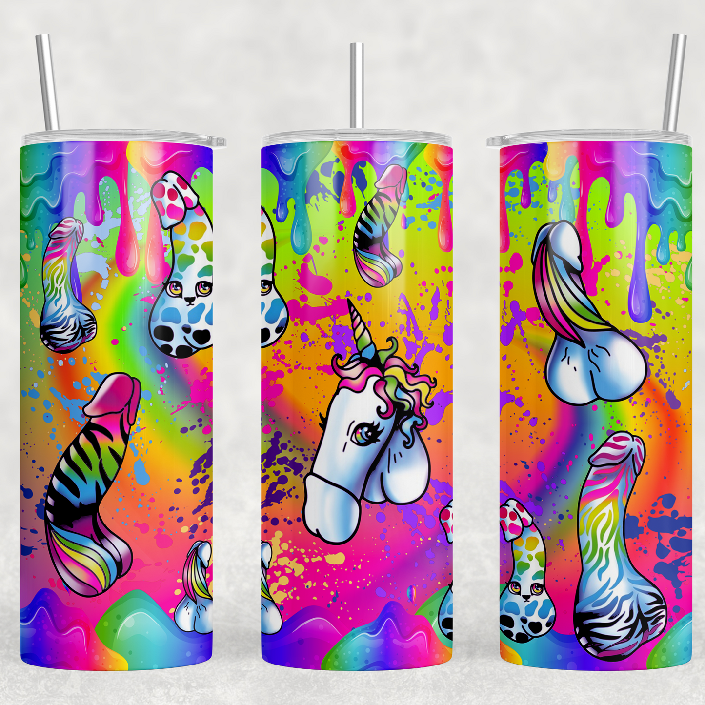 Lisa Frank Inspired Peen 20oz Insulated Tumbler