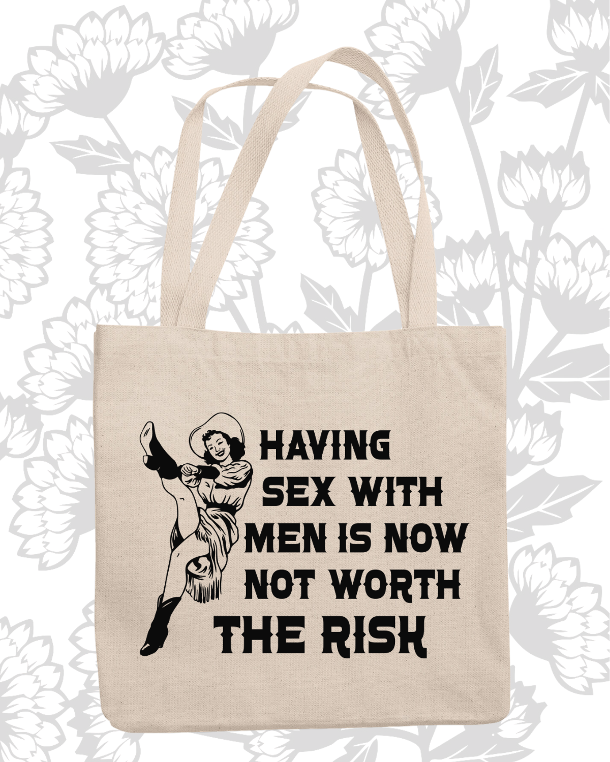 Not Worth The Risk Canvas Tote