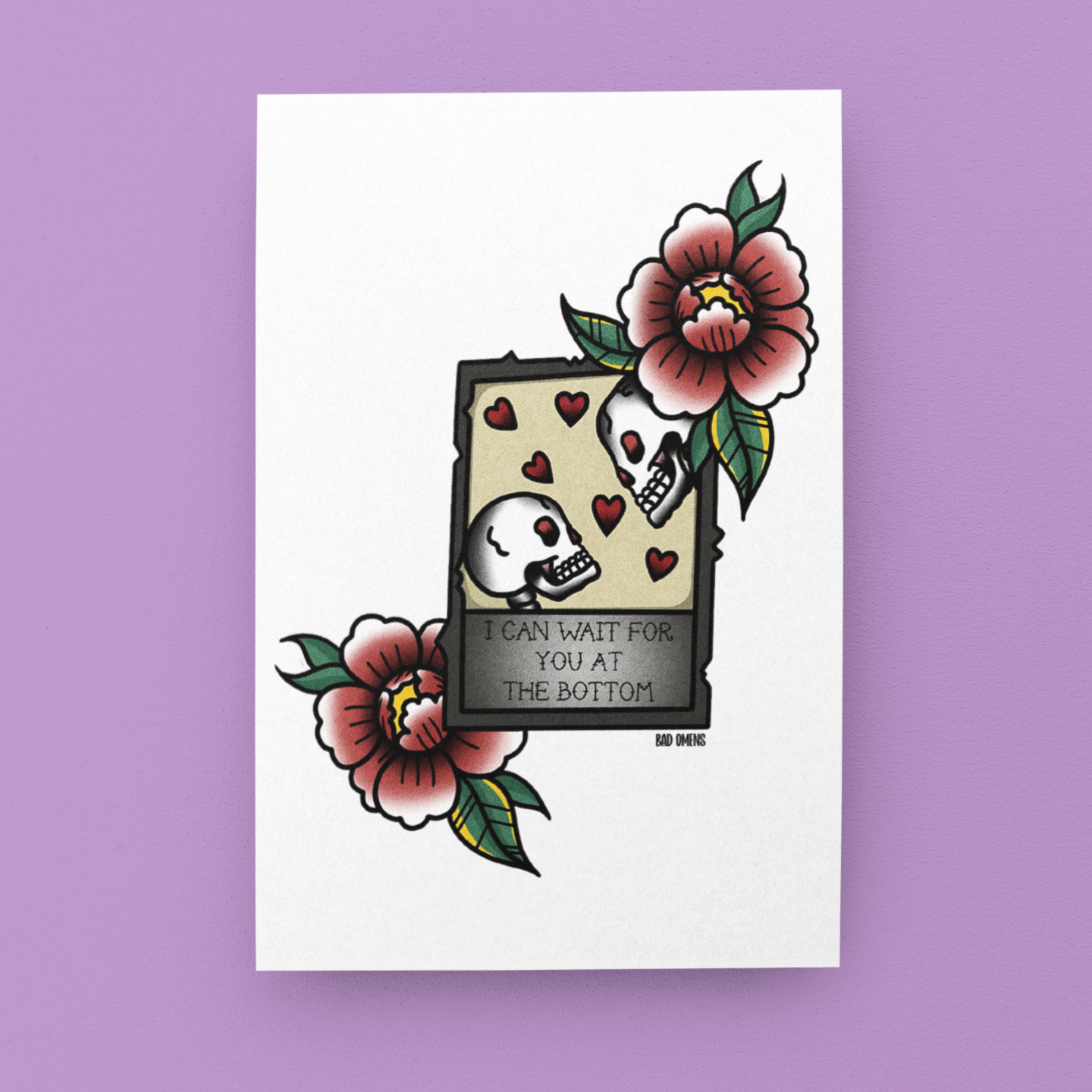 Wait For You At The Bottom Greeting Card