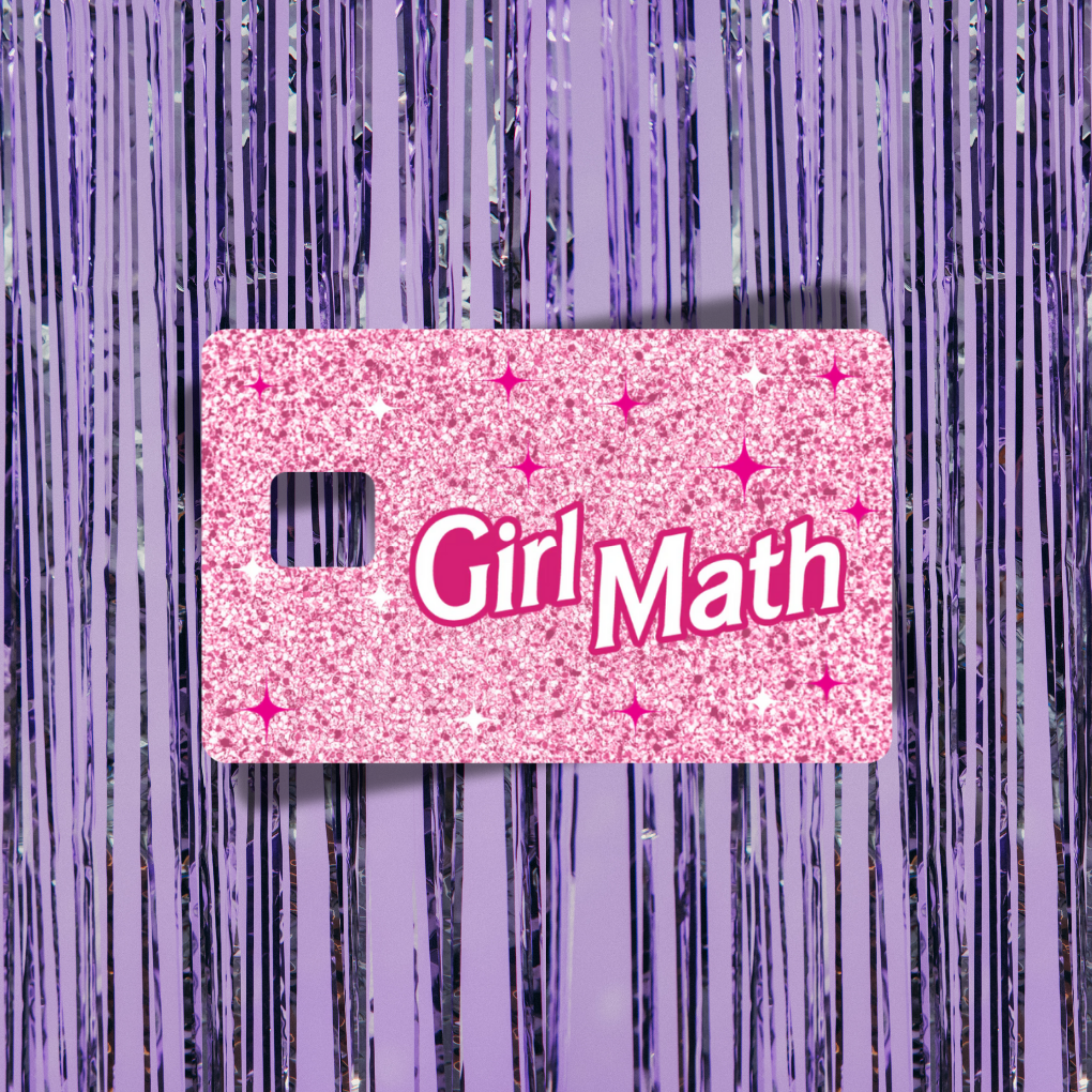Girl Math Credit Card Skin