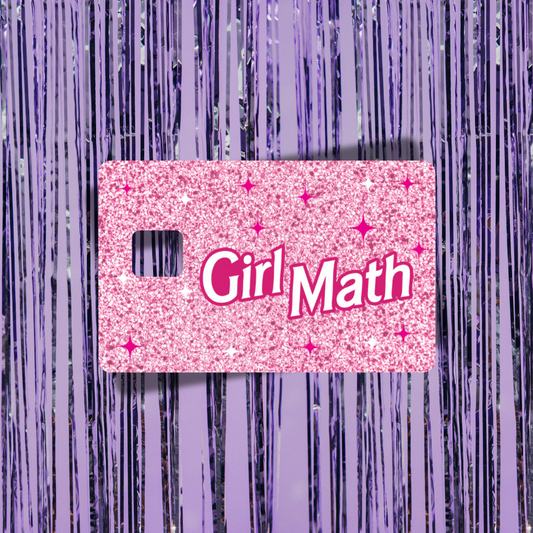Girl Math Credit Card Skin