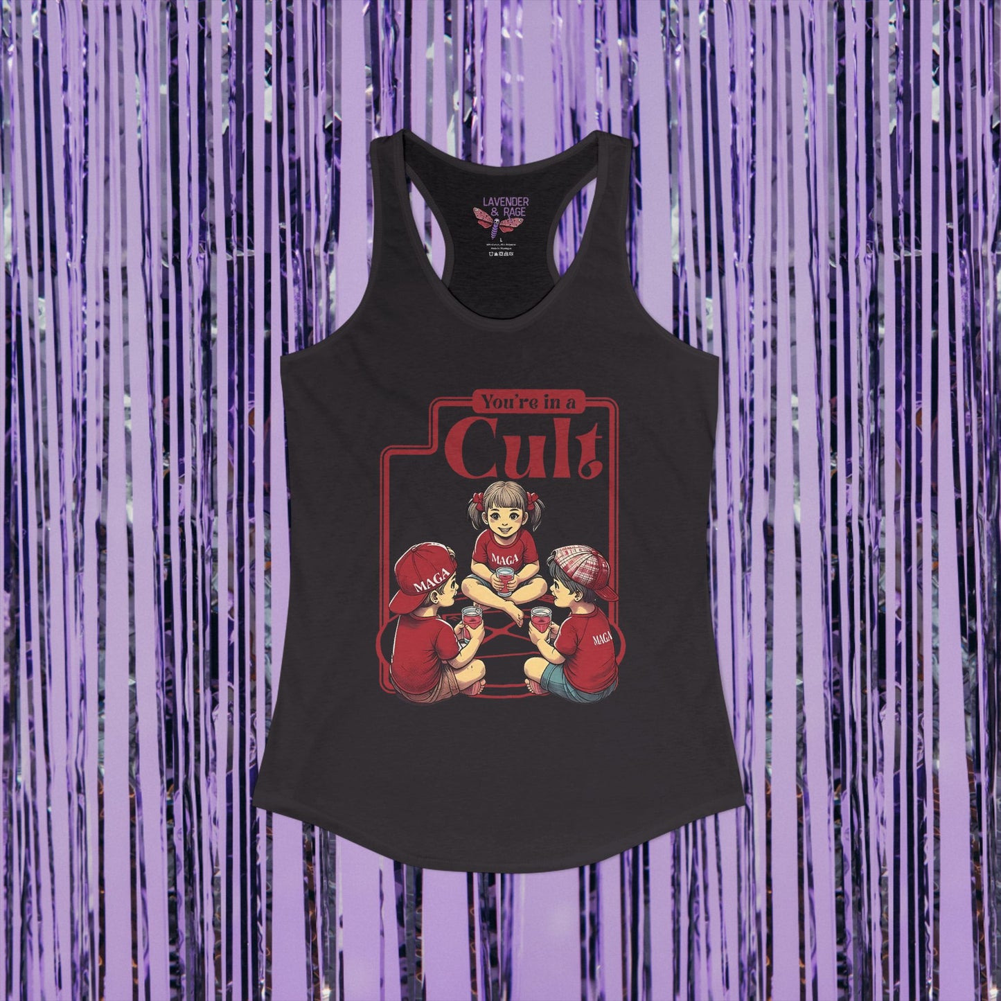 You're In A Cult Ideal Racerback Tank
