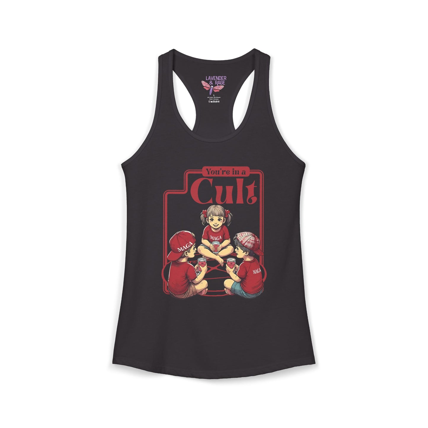 You're In A Cult Ideal Racerback Tank