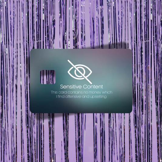 Sensitive Content Credit Card Skin