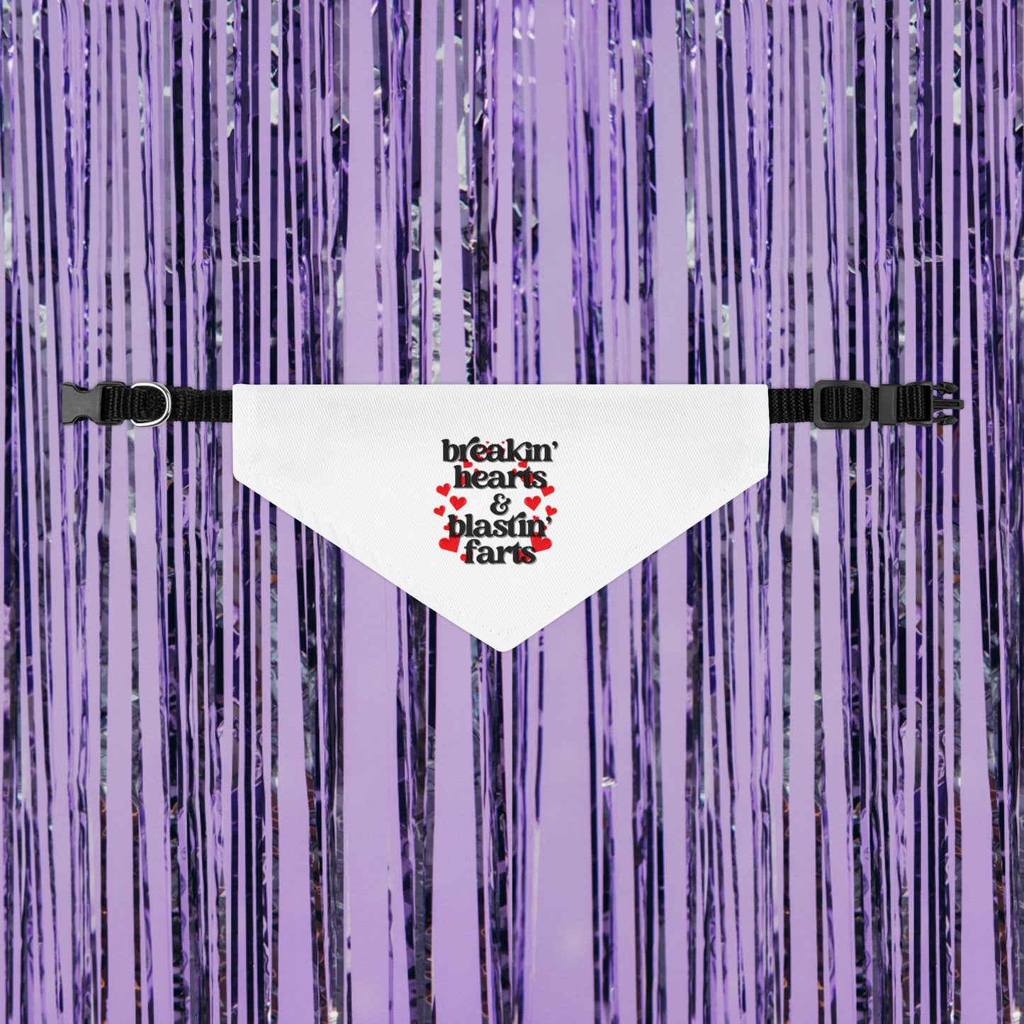 Breakin' Hearts and Blastin' Farts Pet Bandana