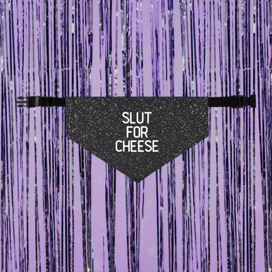 Slut For Cheese Pet Bandana