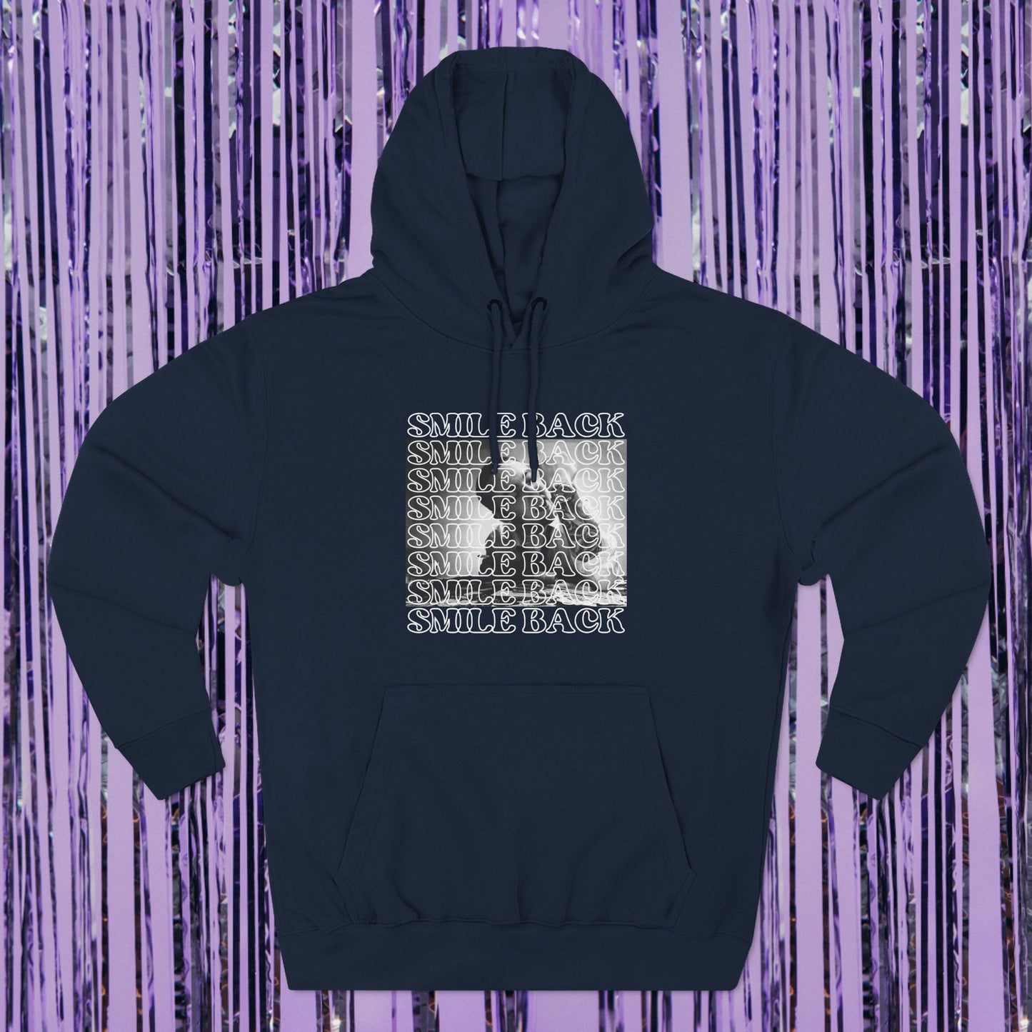 Smile Back Unisex Fleece Pullover Hoodie