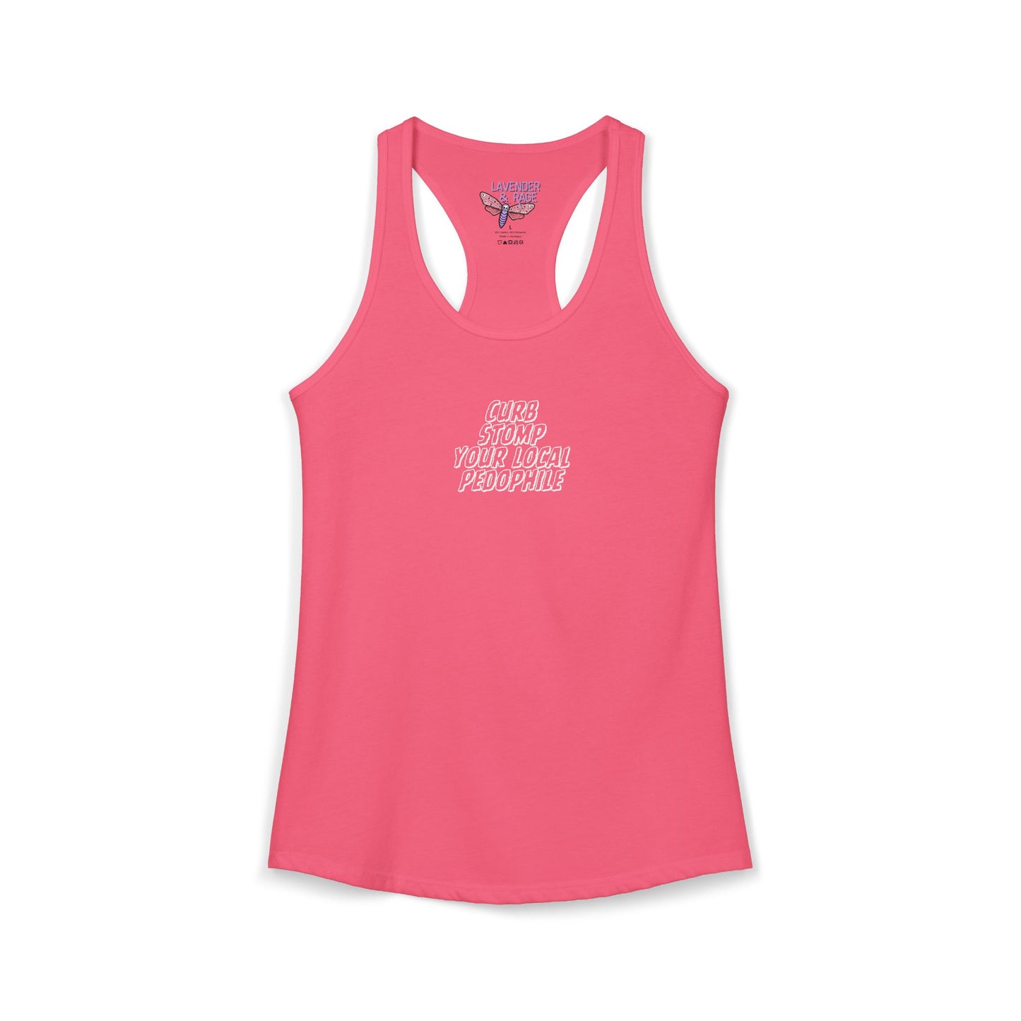 Curb Stomp Your Local Pedophile Ideal Racerback Tank