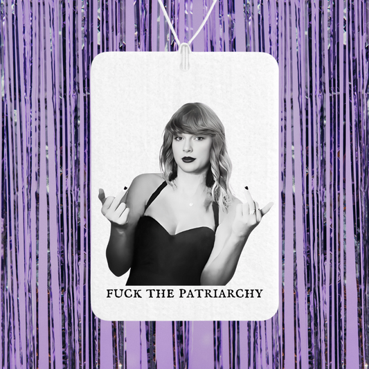 Fuck The Patriarchy Unscented Car Freshener