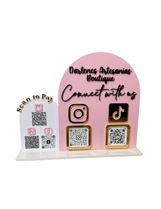 Scan To Pay Display Stand