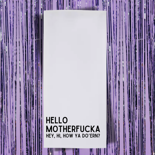 Hello Motherfucka Tea Towel