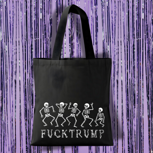 Fuck Trump Skeletons Tote Bag