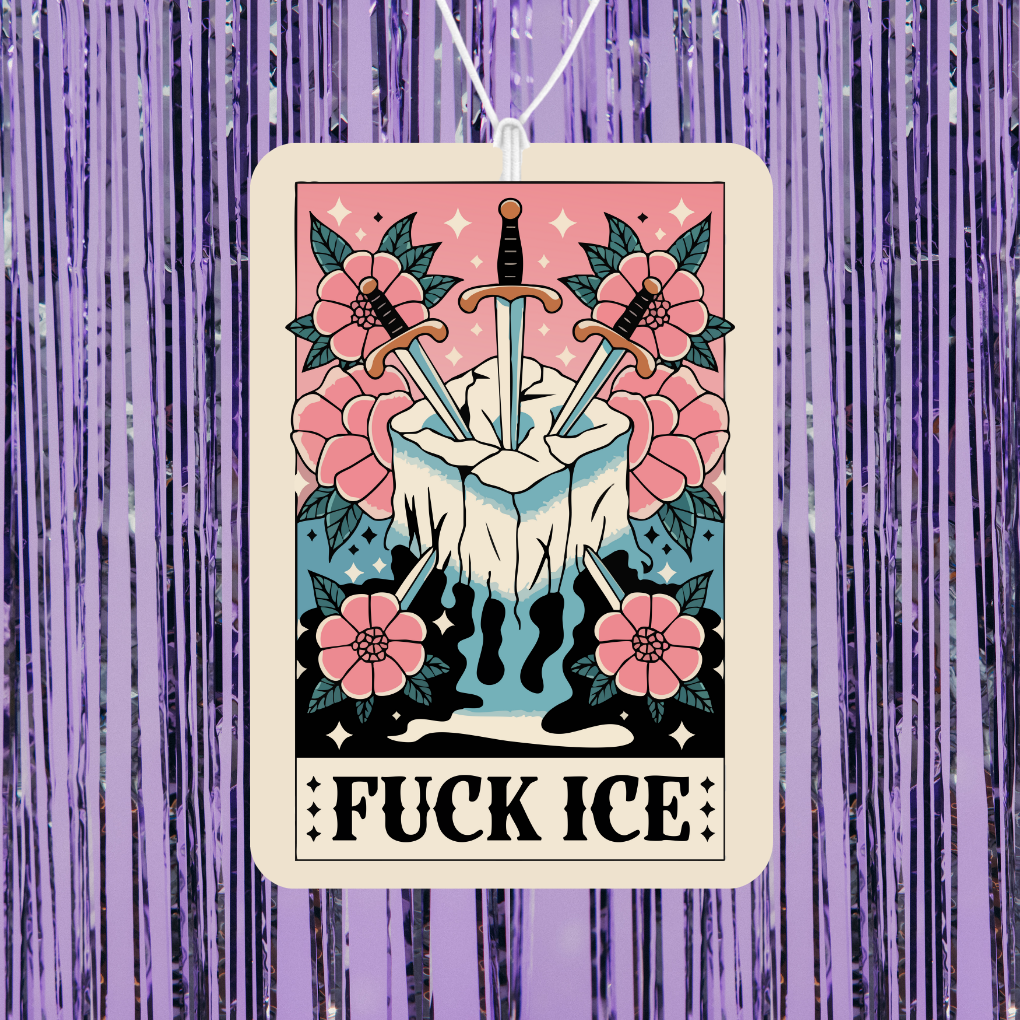 Fuck Ice Tarot Unscented Car Freshener