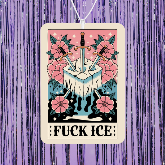 Fuck Ice Tarot Unscented Car Freshener