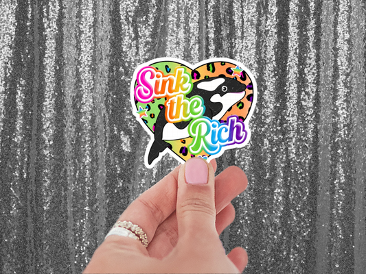Sink The Rich Sticker