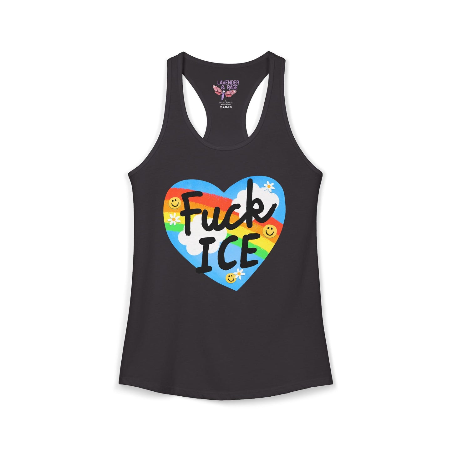F*ck ICE Ideal Racerback Tank