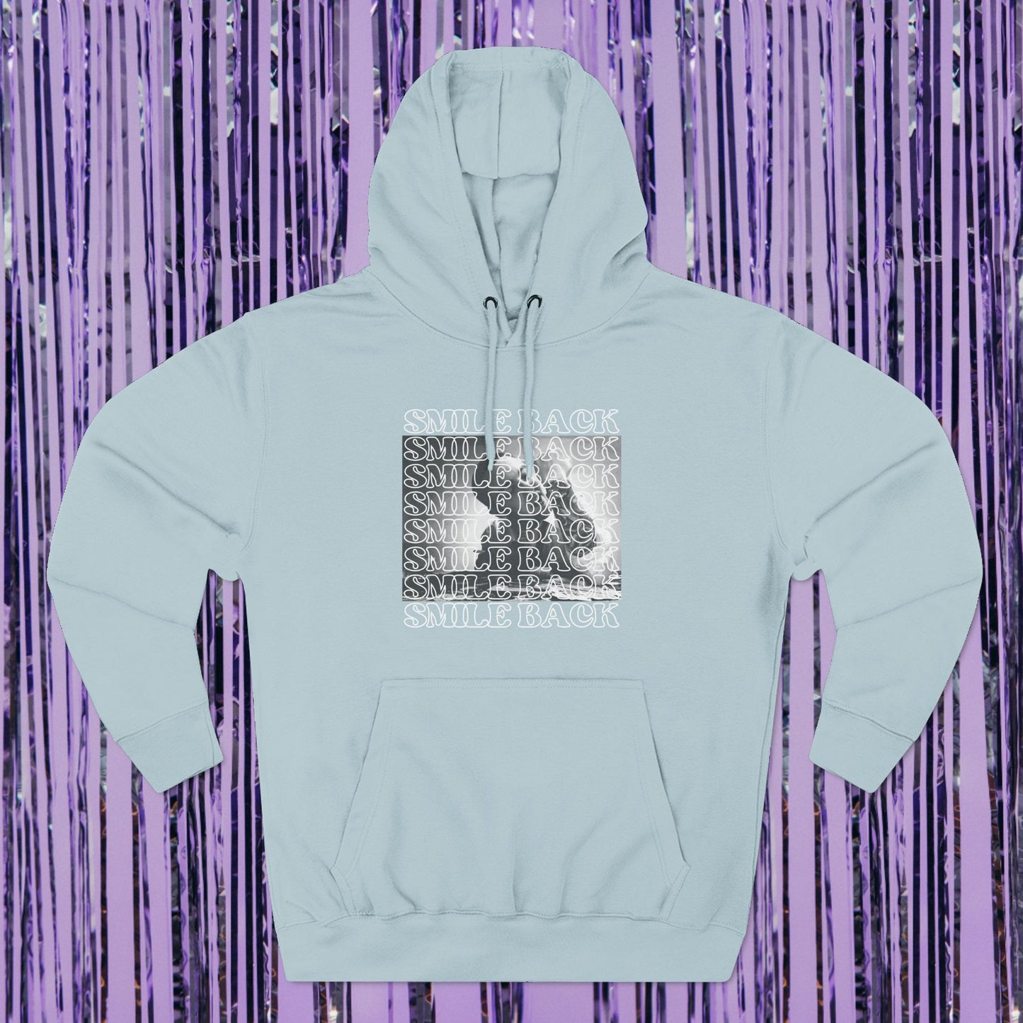 Smile Back Unisex Fleece Pullover Hoodie