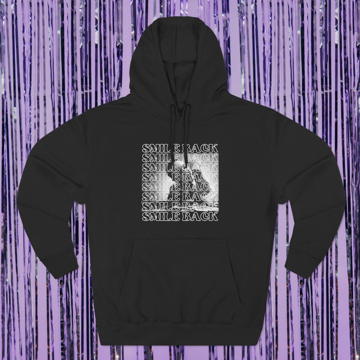 Smile Back Unisex Fleece Pullover Hoodie