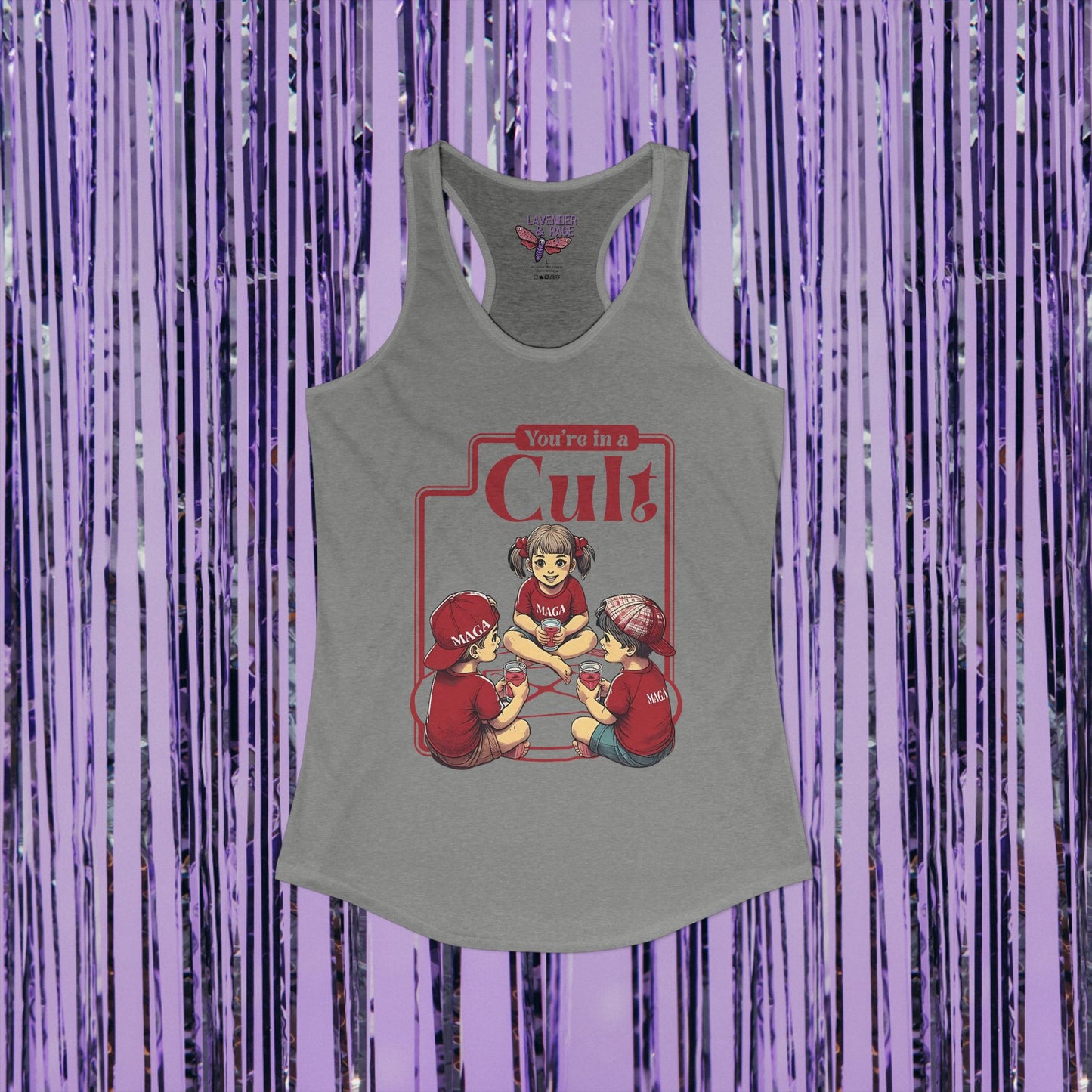 You're In A Cult Ideal Racerback Tank