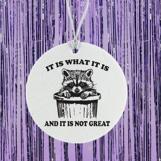 It Is What It Is And It's Not Great Unscented Car Freshener