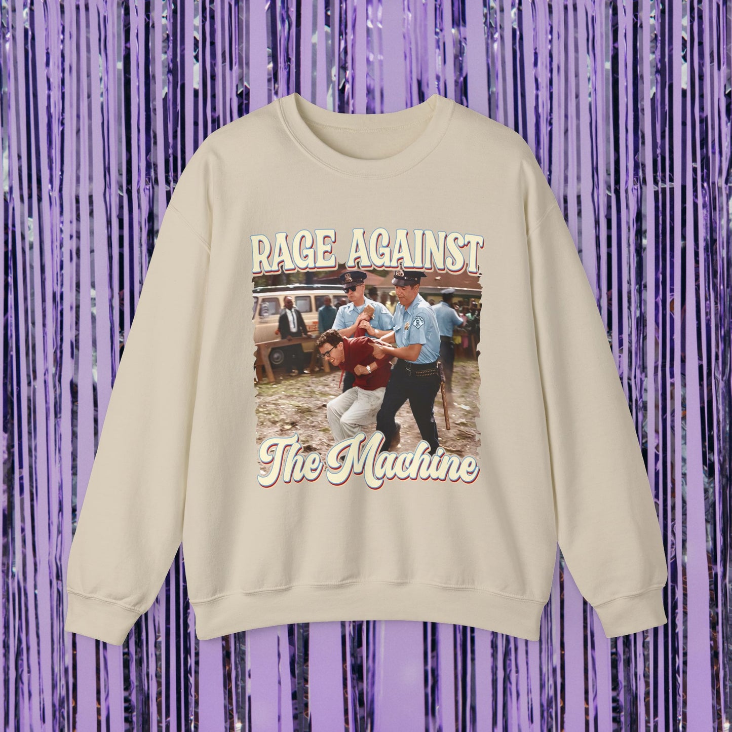 Bernie Sanders Rage Against The Machine Crewneck Sweatshirt