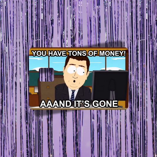 Annnd It's Gone Credit Card Skin