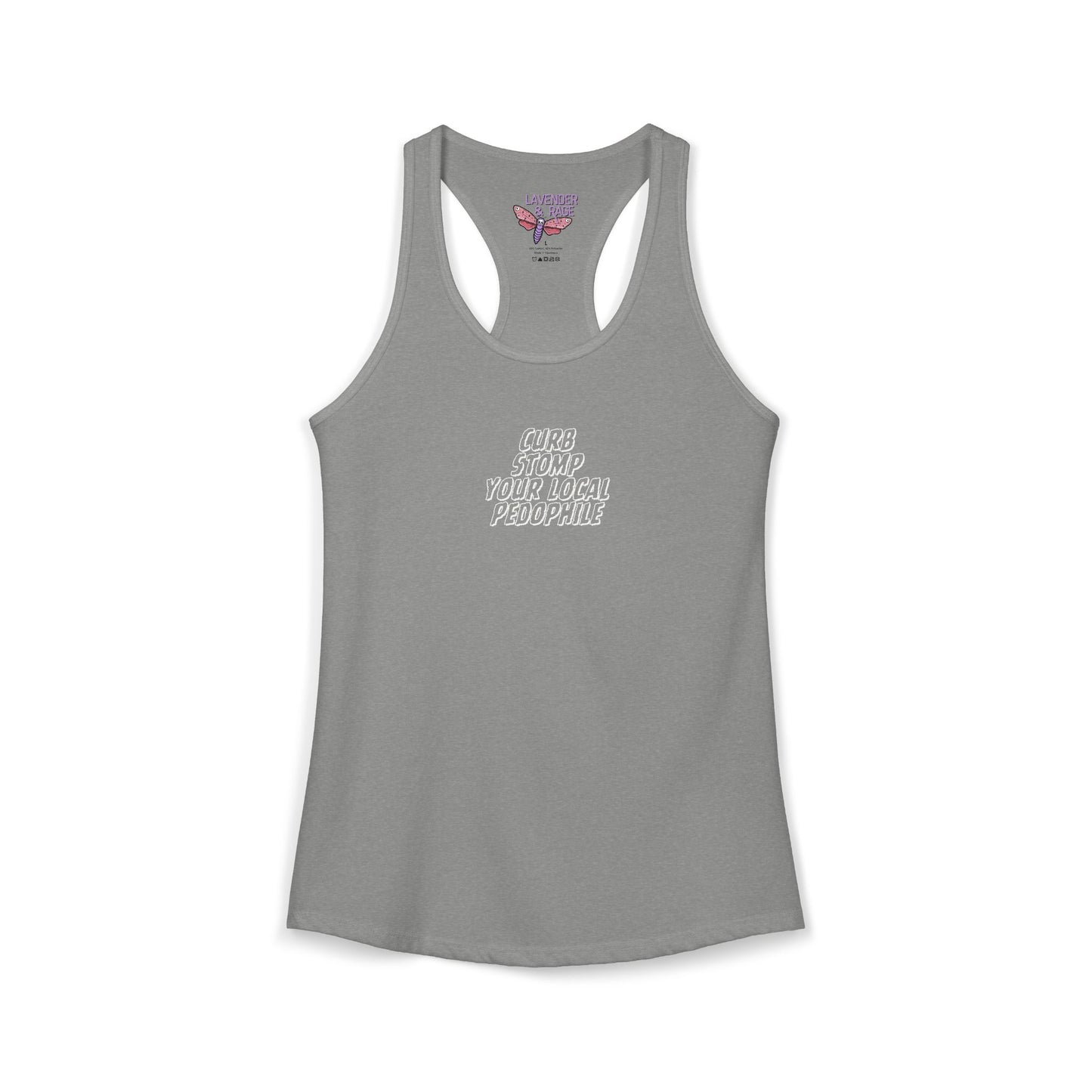 Curb Stomp Your Local Pedophile Ideal Racerback Tank