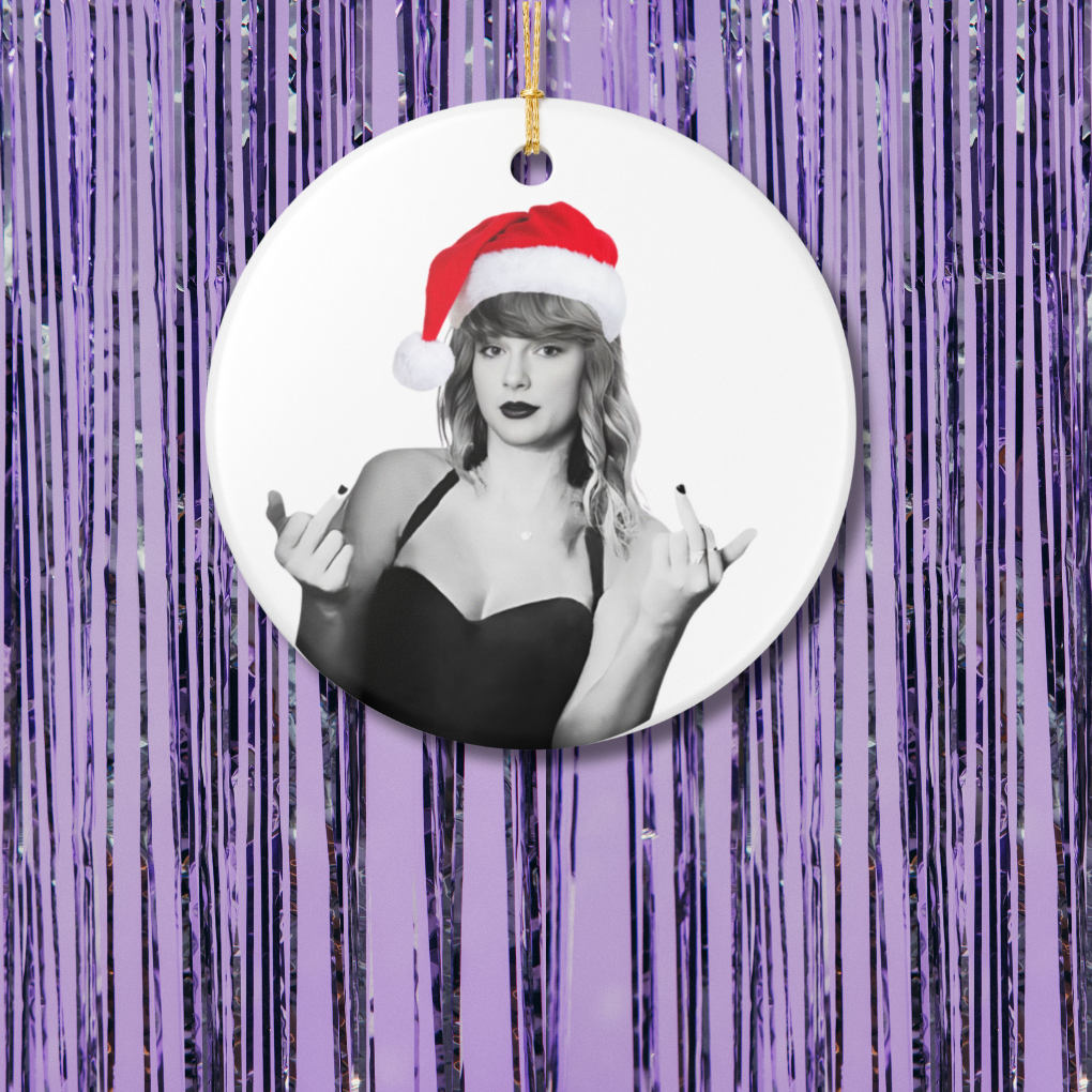 Festive Taylor Christmas Ornament
