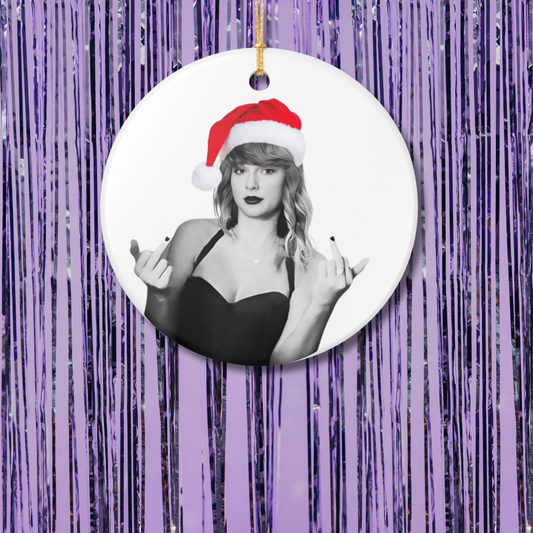 Festive Taylor Christmas Ornament