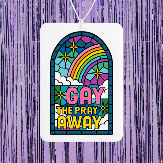 Gay The Pray Away Unscented Car Freshener