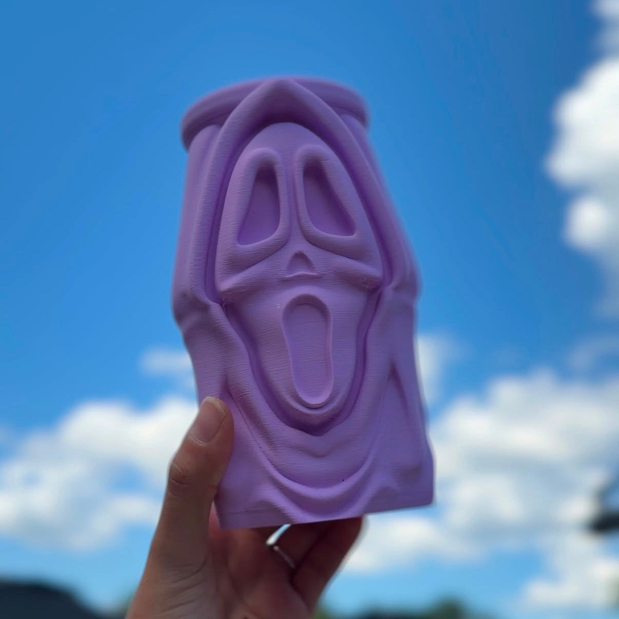 Screaming Slasher 3D Printed Can Koozie | 12 oz Can Holder