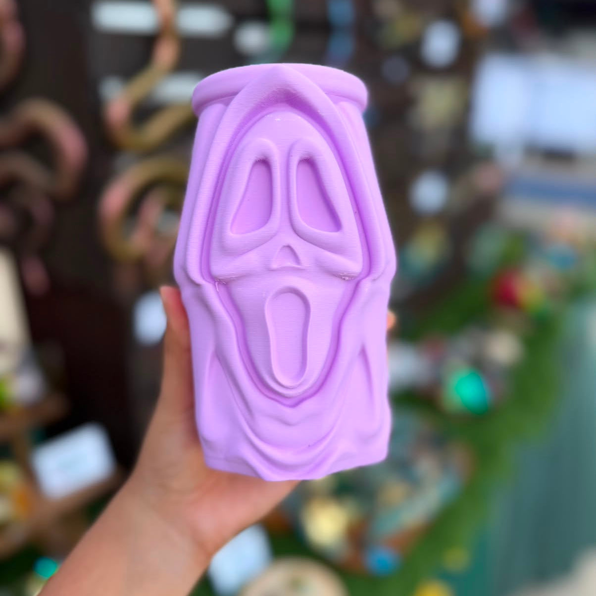 Screaming Slasher 3D Printed Can Koozie | 12 oz Can Holder