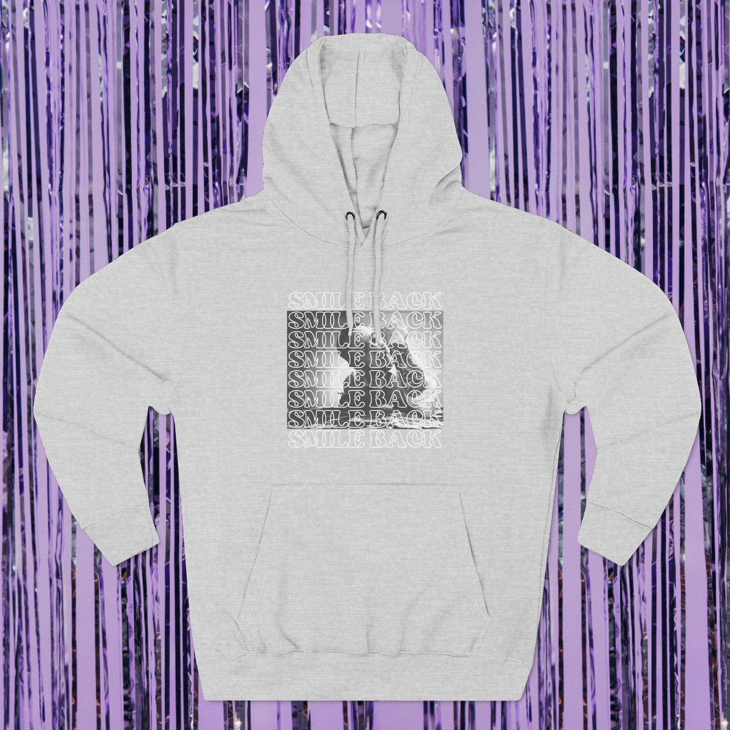 Smile Back Unisex Fleece Pullover Hoodie