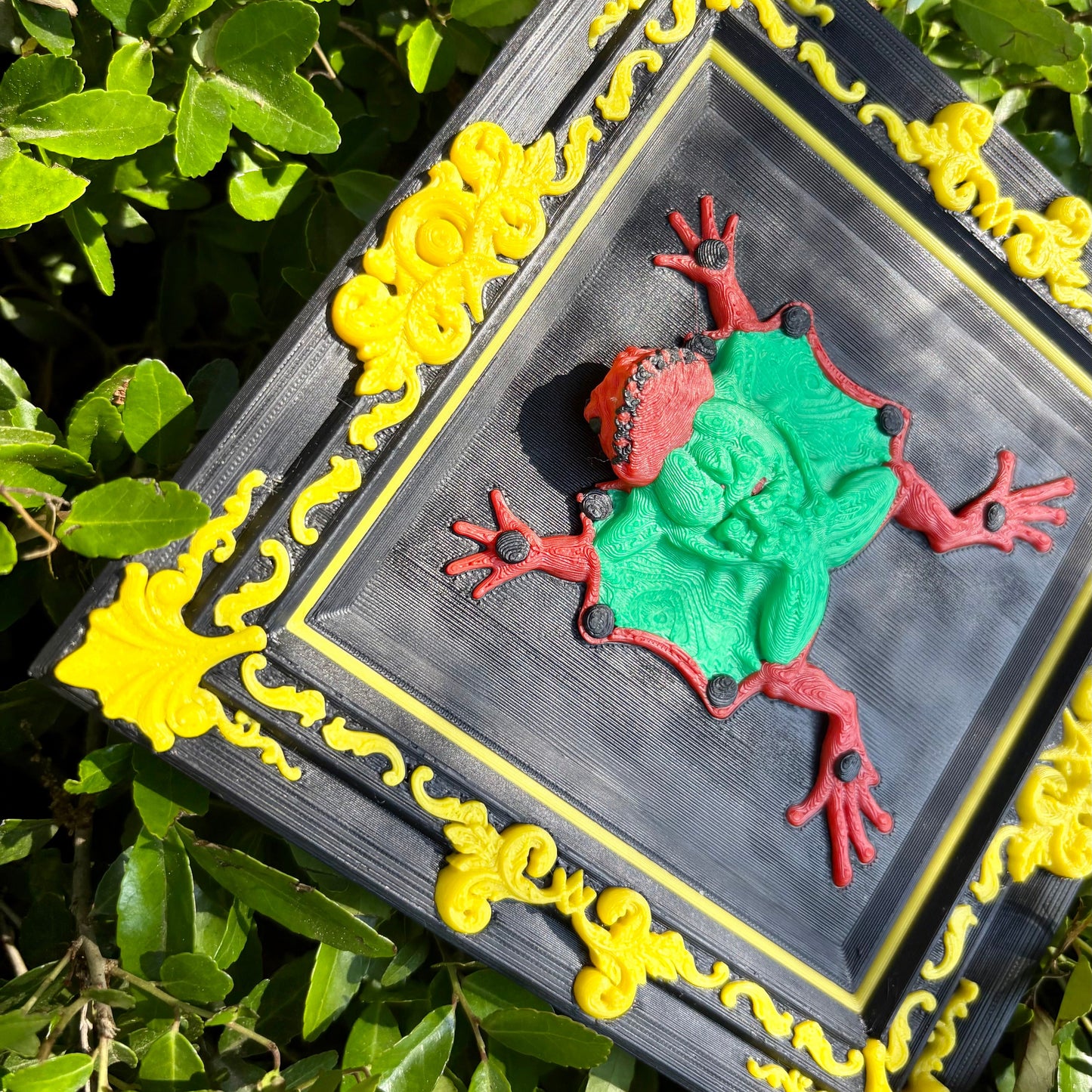Dissected Frog Wall Art – 3D Printed Oddities Decor for Alternative Homes