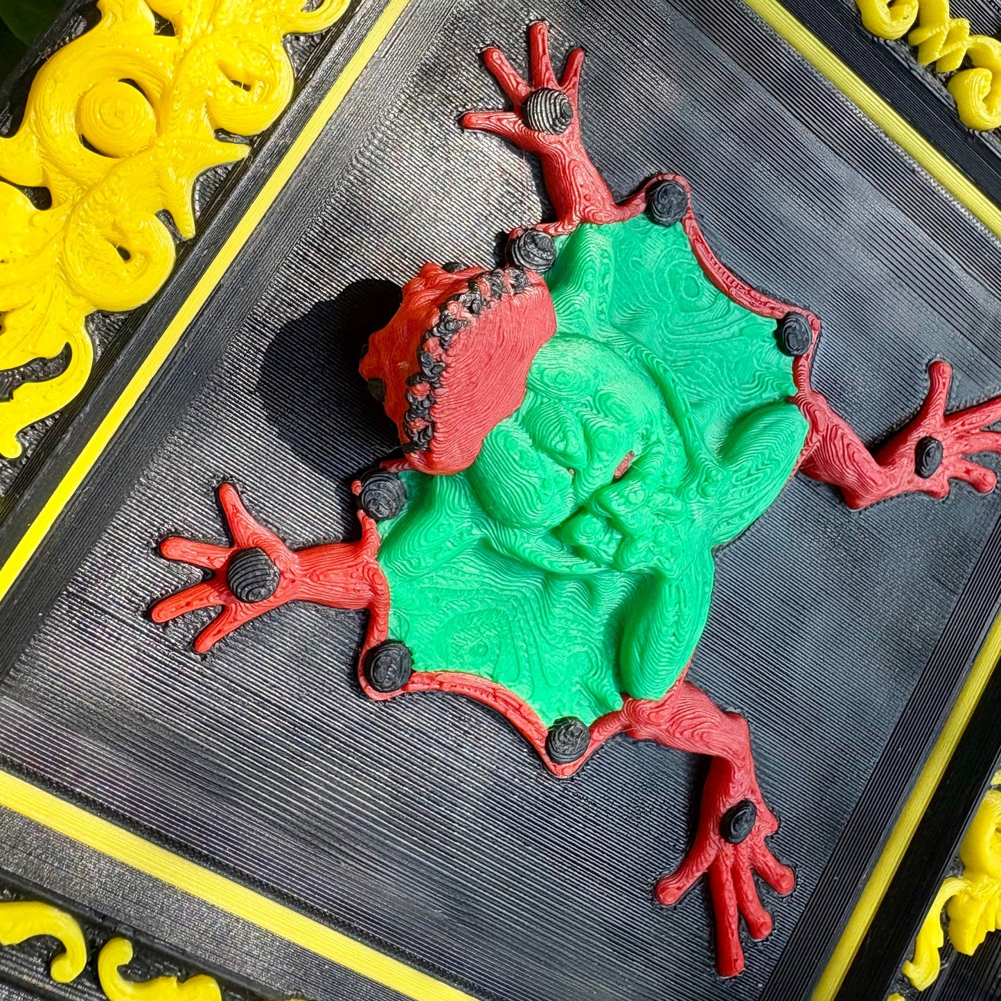 Dissected Frog Wall Art – 3D Printed Oddities Decor for Alternative Homes