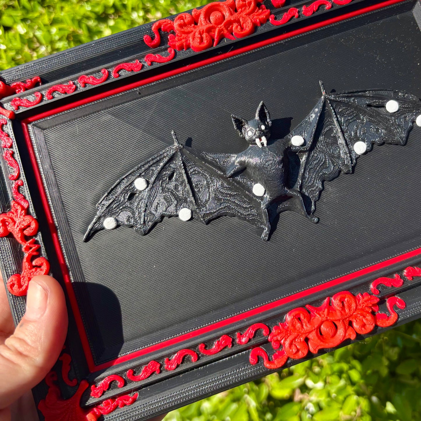 3D Printed Bat Wall Art – Gothic Home Decor for Alternative Spaces