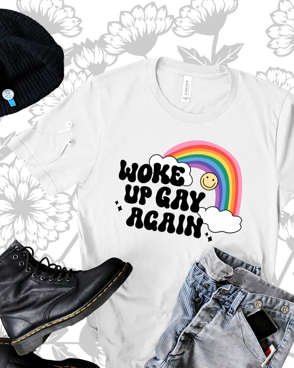 Woke Up Gay Again Unisex T-Shirt