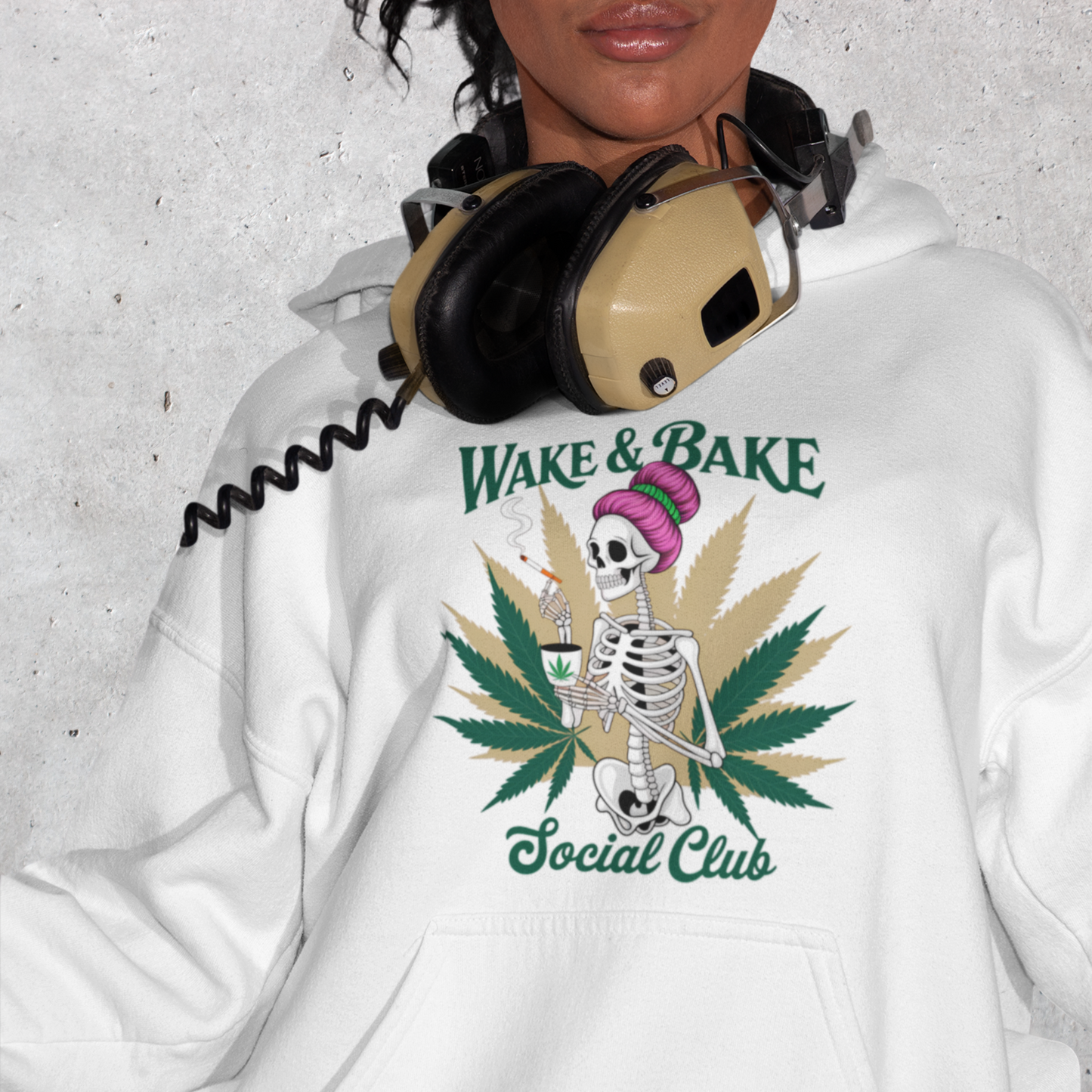 Wake & Bake Social Club Unisex Pullover Hoodie